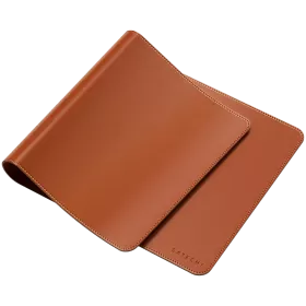 SATECHI , BrownVegan-Leather Premium Desk Mat — Image №1