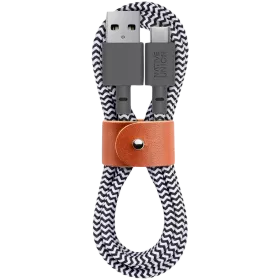 NATIVE UNION USB - USB-С ауыстырғыш кабель, Зебра, 1.2м — image №1