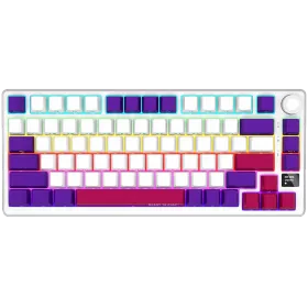 LORGAR KBP7075W Gaming Keyboard, Wireless, White, EN — Image №1