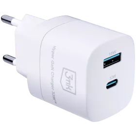 Power Adapter 3MK 2*USB/USB-C, 33 W — Image №1