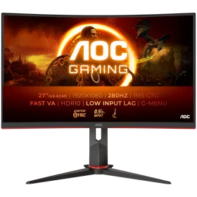 AOC Monitor LED (27", 1920x1080, VA) Black/Red — Image №1