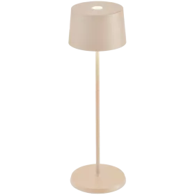 ZAFFERANO OLIVIA PRO TABLE LAMP 110x350mm. PAINTED SAND 2.2W LED 130-150lm. — Image №1
