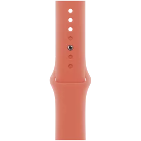 APPLE 46mm Sport Band - S/M & M/L Band Extension Sport Band Tangerine за Apple Watch 44/45/46/49 mm — Зображення №1