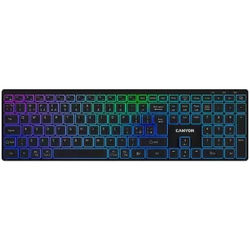 CANYON Keyboard HKB-W11, Wireless, Black, United Kingdom/US EN — Image №1