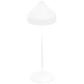 ZAFFERANO AMELIE PRO TABLE LAMP 120x340mm. PAINTED MATT WHITE 3.0W LED 95-130lm. — Image №1