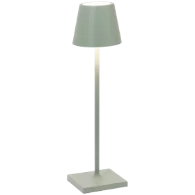 ZAFFERANO POLDINA PRO MICRO TABLE LAMP 70x275mm. SAGE GREEN - 1.8W - DYNAMIC WHITE- — Image №1