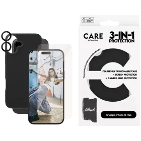 PANZERGLASS Θήκη CARE , Μαύρος for iPhone 16 Pro — Εικών №1