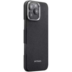 Case PITAKA Ultra Slim with MagSafe Black/Gray for iPhone 16 Pro Max — Image №1