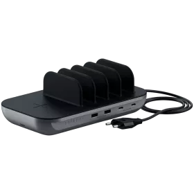 SATECHI Επαγωγικός Φορτιστής, 42 βατ, Space Gray 2*USB Type-A, 2*USB Τύπος C — Εικών №1