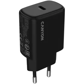 CANYON OnCharge 200 Power Adapter USB-C, 20 W, Black — Image №1
