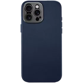 DECODED Case LEATHER CASE MAGSAFE with MagSafe, Navy for iPhone 15 Pro Max — Image №1