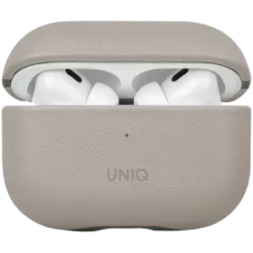 UNIQ Чехол Lyden DS Leatherette  Ivory/Lychen Green для AirPods Pro (Gen. 2) — Изображение №1