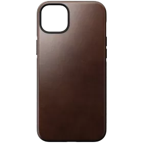 NOMAD Case Modern Horween with MagSafe, Brown for iPhone 14 Plus — Image №1
