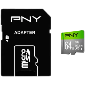 PNY Memory Flash cards 64GB Micro SDXC Class 10/UHS-I — Image №1