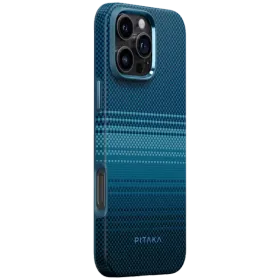 Защитный чехол PITAKA Military-Grade Protective Case с MagSafe Moonrise для iPhone 16 Pro Max — Изображение №1
