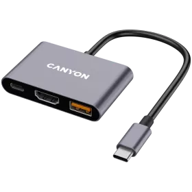 CANYON  DS-4  Многопортовый адаптер  Серый — Изображение №1