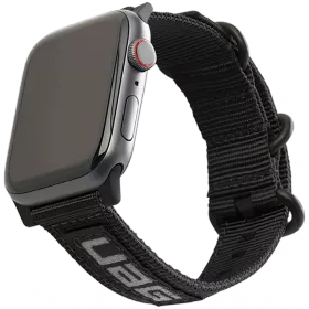 Ремешок UAG NATO для Apple Watch 42/44 mm Чёрный — Изображение №1