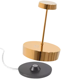 ZAFFERANO SWAP MINI TABLE LAMP 100x148mm. GOLD 2.0W LED 112/120/127 lm. — Image №1