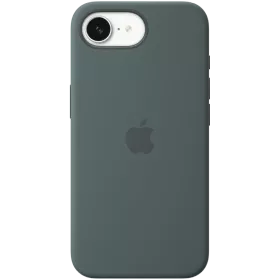 APPLE силиконовый чехол  Lake Green для iPhone 16e — Изображение №1