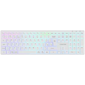 CANYON HKB-W11 Keyboard, Wireless, White, United Kingdom/US EN — Image №1