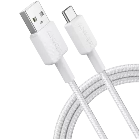 ANKER USB-C to USB Cable, 0.9 m, White — Image №1