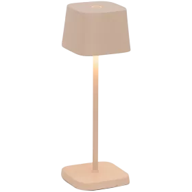 ZAFFERANO OFELIA MICRO TABLE LAMP 67x67x200mm. PAINTED MATT SAND 2.2W LED 60-73lm. — Image №1