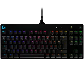 LOGITECH G Pro Gaming Keyboard, Wired, Black, US EN — Image №1