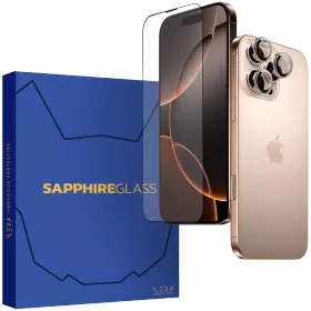 Захисне скло iLera Sapphire Ultra Glass для iPhone 16 Pro Max — Зображення №1