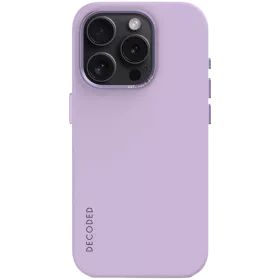 DECODED Case ANTIMICROBIAL SILICONE CASE with MagSafe, Lavender for iPhone 15 Pro — Image №1
