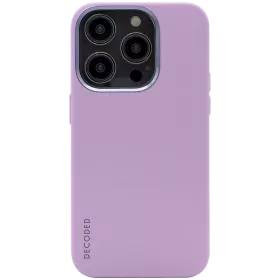 DECODED Case ANTIMICROBIAL SILICONE CASE with MagSafe, Lavender for iPhone 14 Pro — Image №1