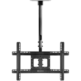 ONKRON Ceiling TV Mount Tilt Swivel for 32"" to 80"" Screens up to 68 kg, Black, VESA: 100x100 to 600x400 — Image №1