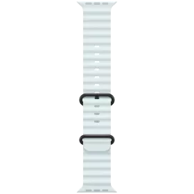 Удлинитель ремешка APPLE 49мм Ocean Band - Black Titanium Finish Ocean Band - Black Titanium Finish Ice Blue для Apple Watch 44/45/46/49 mm — Изображение №1