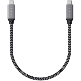 SATECHI USB-C Cable, Space Gray, 0.25m — Image №1
