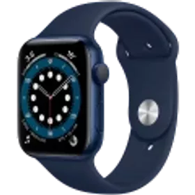 Refurbished Apple Apple Watch Series 6 GPS, 44χιλ., Μπλε, Αθλητικό λουράκι μπλε μαρίν, Grade C — Εικών №1