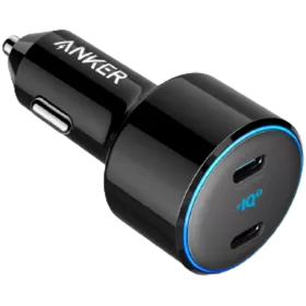 ANKER Car Adapter 2*USB-C, 48 W, Black — Изображение №1