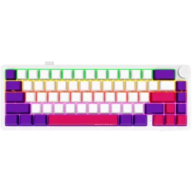 LORGAR KBP70MW Gaming Keyboard, Wireless, White, EN — Image №1