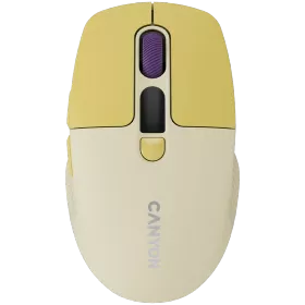 CANYON Mouse MW-26, Wireless, Yellow — Image №1