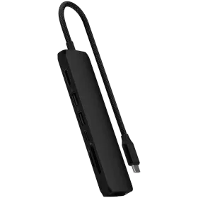 SATECHI  Slim 7 Multiport  Multiport Adapter  Μαύρος — Εικών №1