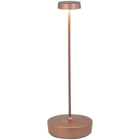 ZAFFERANO SWAP TABLE LAMP 100x290mm. MATT BRONZE 2.0W LED 22/27/3000K- 5Vdc max 2A-IP65 — Изображение №1