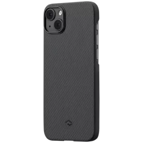 Чохол PITAKA MagEZ Case 3 with MagSafe Twill Black/Grey для iPhone 14 Plus — Зображення №1