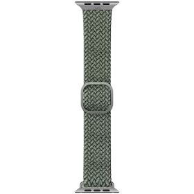 Ремешок UNIQ ASPEN Strap Braided для Apple Watch 38/40 Aspen Зеленый для Apple Watch 38/40/41 mm — Изображение №1