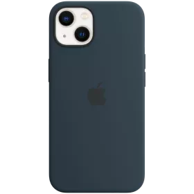 APPLE Silicone Case with MagSafe Abyss Blue for iPhone 13 — Image №1