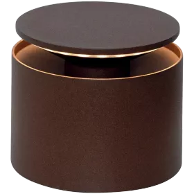 ZAFFERANO PUSH-UP PRO TABLE LAMP 120x83mm. CORTEN 2.2W LED 105/134lm. — Image №1