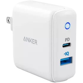 ANKER Προσαρμογέας ρεύματος 2*USB/USB-C, 33 βατ, Λευκό — Εικών №1