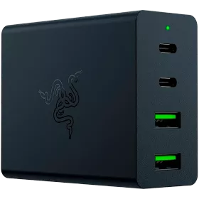 RAZER Power Adapter 4*USB/USB-C, 130 W, Matte Black 2*USB Type-C, 2*4-pin USB (type A) — Image №1