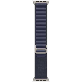 Ремешок APPLE Alpine Loop M, Natural Titanium Finish Тёмно-синий для Apple Watch 44/45/46/49 mm — Изображение №1