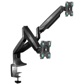 ONKRON Dual Monitor Desk Mount Stand for 13" to 32" Monitors up to 9 kg, Black — Image №1