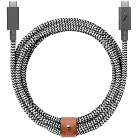 Кабель NATIVE UNION USB-C to USB-C Pro 240W, 2.4m, Zebra — Изображение №1