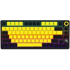 LORGAR KBP7075W Gaming Keyboard, Wireless, Yellow, EN — Image №1