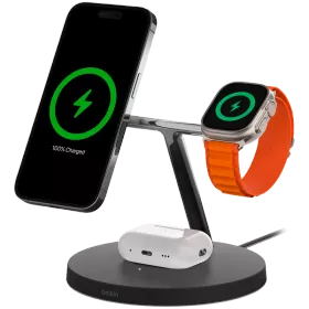 Беспроводное зарядное устройство BELKIN, 15 Вт, Чёрный — Изображение №1